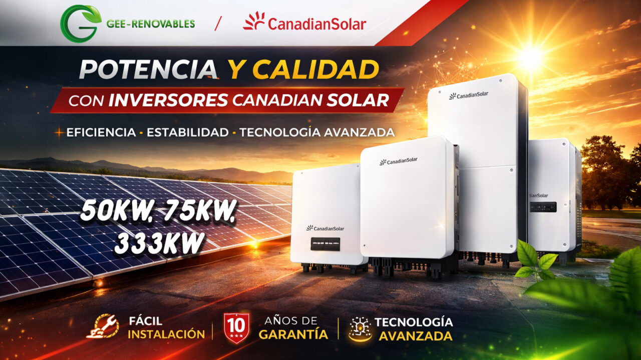 inversores canadian solar en gee renovables