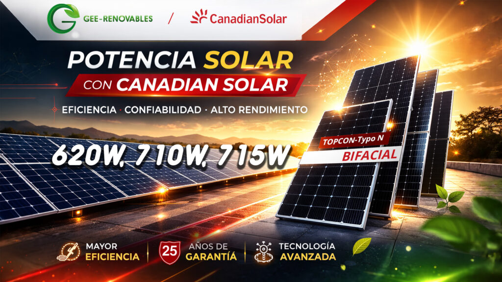 paneles solares canadian en gee renovables