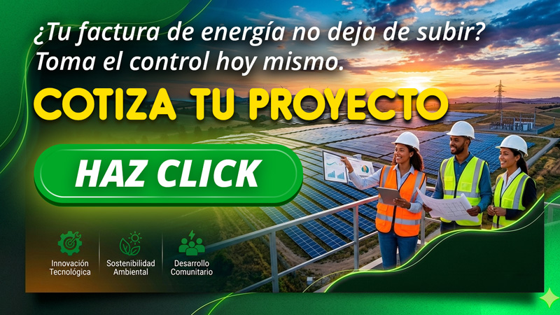 Cotiza tu proyecto solar en gee renovables