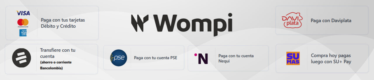 medios de pago wompi