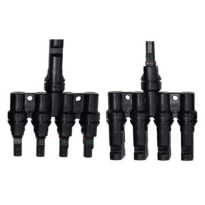 Conector MC4 4 a 1 par hembra/ macho LEADER