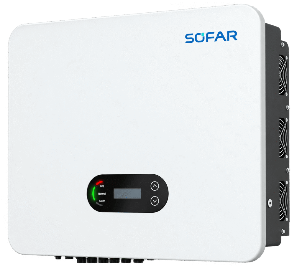 Inversor On-Grid Trifásico Sofar Serie KTLX-G3-LV (15-30 kW, Vmax DC 1100V)
