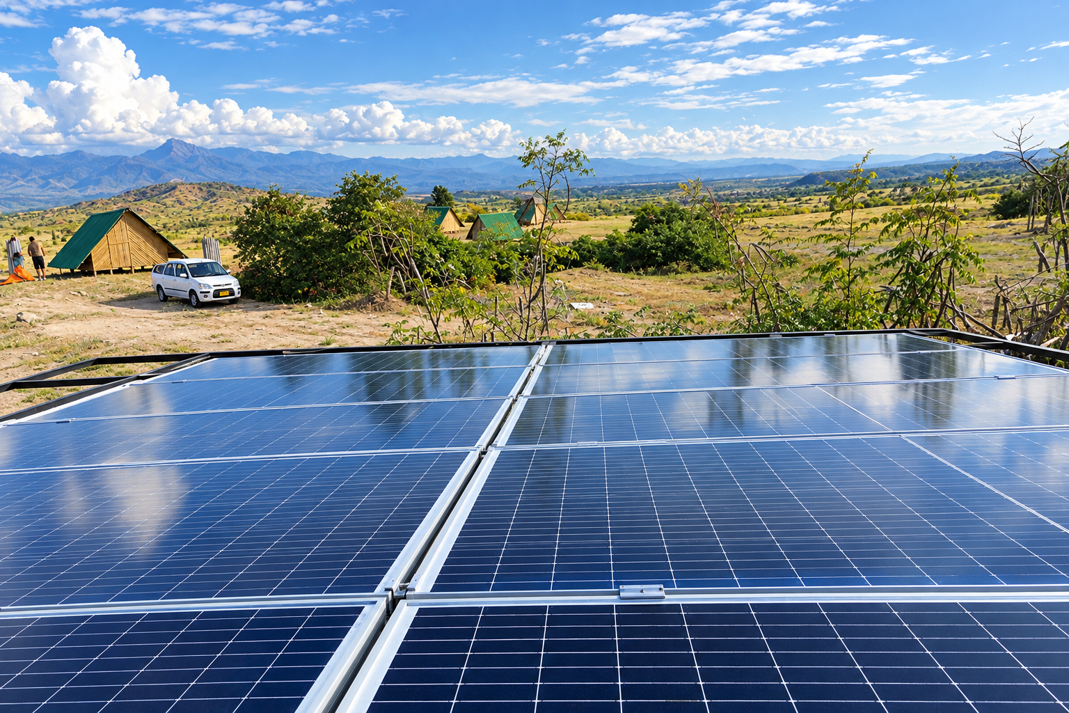 Foto de producto: panel Canadian Solar TOPBiHiKu7 e inversor Felicity IVGM